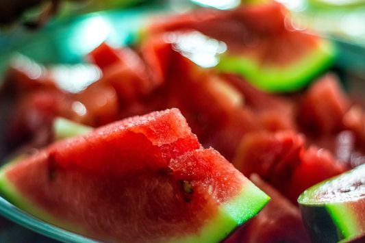 A giant watermelon was grown in the Kherson region